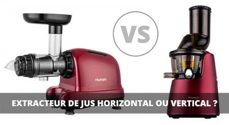 Quel type d'extracteur de jus - vertical ou horizontal ?